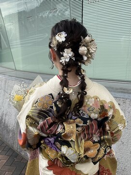 ジャガラ 千葉駅北口店(JAGARA) 成人式ヘア/編み下ろしヘア【千葉・千葉駅・千葉駅北口】