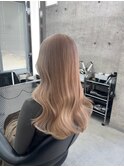 ハッシュカット/フルバング/似合わせカット/レッドブラウン