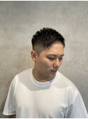 アップバングベリーショート