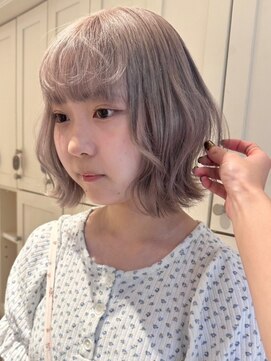 ベレーザ 渋谷(BELEZA) 9934秋色ブロンドオリーブベージ髪質改善くすみベージュパーマ