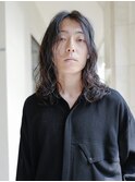 抜け感のある縦に落ちるリラックスパーマ