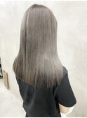 切りっぱなしボブグレージュボブミルクティーベージュボブ