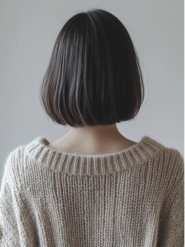 ドアーズ(Door's) 30代40代ショート白髪染めグレイカラーボブ艶栄名駅伏見丸の内