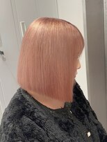 ベレーザ 渋谷(BELEZA)&nbsp;12054艶髪ホワイトピンクラベンダーミルクティー韓国風巻きボブ