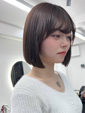 メルバイグラフ 梅田(mel by GRAFF) ボブ 20代30代40代へア小顔大阪ボブ梅田