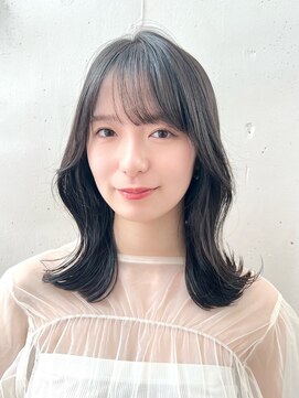 ビーチ(BEACH) ふんわりくびれミディアムダークグレージュ