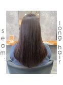 簡単スタイリング上品ロングヘア◎どんな髪質・毛量・年齢もOK！