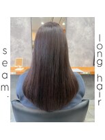 シーム(seam.)&nbsp;簡単スタイリング上品ロングヘア◎どんな髪質・毛量・年齢もOK！