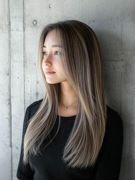 ピリオド(period.) バレイヤージュ/ハイライト/グレージュ