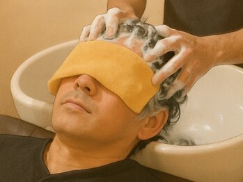 エーゼット(MEN'S HAIR AZ)の写真/【新大阪】忙しい日常に10分だけのご褒美を。頭皮のべたつきや疲れを解消し仕事のパフォーマンスまで変わる
