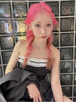 ペレ アネックス 大阪梅田茶屋町店(PELE ANNEX)&nbsp;ミディアムヘア/デザインカラー/フェイスフレーミング/梅田