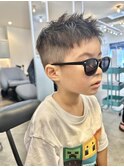 キッズカット◎男の子ショート刈り上げスパイキーベリーショート