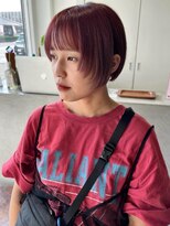 グリーン(green)&nbsp;ボルドーレッド×ミニボブレイヤー