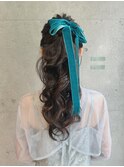 【kacho】ヘアアレンジ　ふわふわポニー