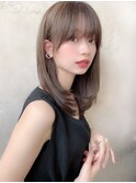 【Lond ambre】ストレートレイヤーロング黒髪