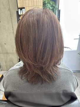 ミディアムレイヤースタイル♪