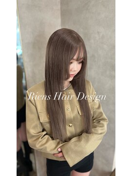 リエンス(RIENS) 【RIENS】透明感カラー×髪質改善×daichi