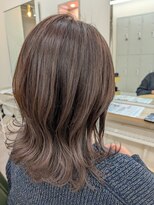 ナビバイケンジ(NaVI by KENJE)&nbsp;くびれ外ハネ透明感グレーバイオレット