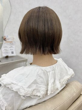 カロン トウキョウ 中野北口店(Kalon Tokyo) ぷつっとボブ ショートボブ ブラウンカラー オリーブブラウン