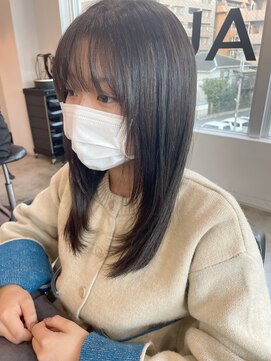 バトー バイ トリコ 船橋北口店(BATEAU by tricot) 顔周りレイヤー*グレージュ