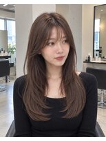 ジゼル ビエラ博多テラス店(GiseL)&nbsp;博多駅 顔周りレイヤーと柔らかベージュ