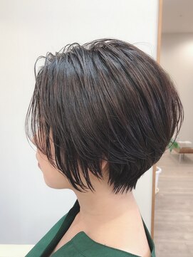 ヘアデザイン ハル(hair design HaLu) ＃大人可愛い＃ショート＃透明感カラー