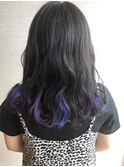 高彩度インナーカラー