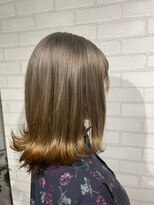 ビス ヘア アンド ビューティー 西新井店(Vis Hair＆Beauty) ナチュラル/裾カラー/グラデーション/外ハネ/ボブ/大人かわいい