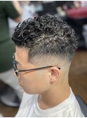 宮城リョータ風ハードパーマ
