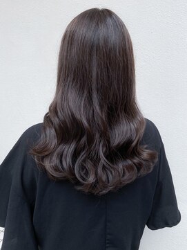 モルニ(MORNI) マロンブラウン_マロンベージュ Aラインボブ かきあげ