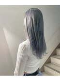 #ハイトーンカラー #ホワイトシルバー #ダブルカラー