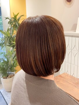 ムーン(moon) 4月#ミディアムヘア#ショコラベージュ#ボブルフ#魅力倍増カール