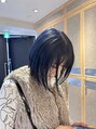 ヘアサロン ガリカ 表参道(hair salon Gallica) ライン感あるぷつっとbob cut.扱いやすいまとまるcutが得意◎