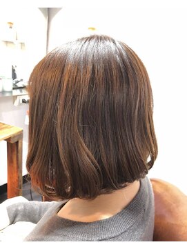 カミケン 方木田店(kamiken.) 大人可愛いふんわり愛され美髪ツヤボブ【カミケン方木田店】