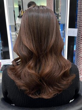 アミー 銀座(Ammy) パーマをかけて毎日楽ちんな毎日へ#コテ巻き風パーマ