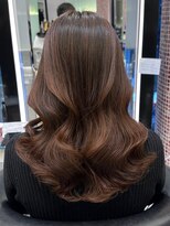 アミー 銀座(Ammy) パーマをかけて毎日楽ちんな毎日へ#コテ巻き風パーマ