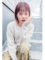 ヘアーズ ベリー 新石切店(hairs BERRY) BERRY/ピンクベージュ/前髪/マチルダボブ/美髪/カット