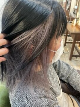 アイトーキョーエス 渋谷(AI TOKYO S) 【インナーカラー】シルバーラベンダー