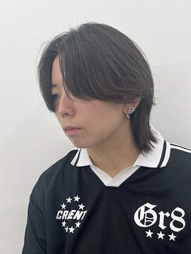 オットット(OttottO) ミディアムセンターパートウルフ