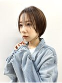 黒髪/ボブルフ/ネビージュ/小顔/ワンレン/浦和/髪質改善/前髪