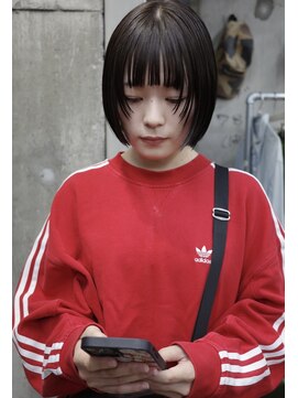蜃気楼 顔まわりレイヤーボブ