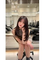 ノク(nok) フェイスレイヤー_メルティカラーフェミニンロング