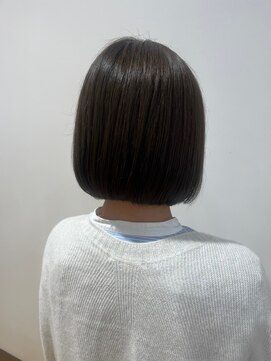 ヴァンカウンシル 清須店(VANCOUNCIL) 大人かわいいショートボブ×春夏の艶カラー 髪質改善Tr