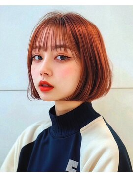 スロウ(srow) orange × 内巻きbob