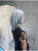 レイヤーカットナチュラルハイトーンデザインカラー[立川駅]