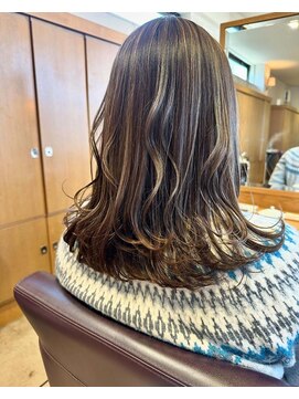 ユウヘアー 石川橋店(U Hair) 似合わせカット/アッシュベージュカラー/ハイライト