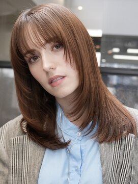 ラック 表参道(LUCK) ブランチミディ/ショコラブラウン/ミディアムレイヤー/20代/30代