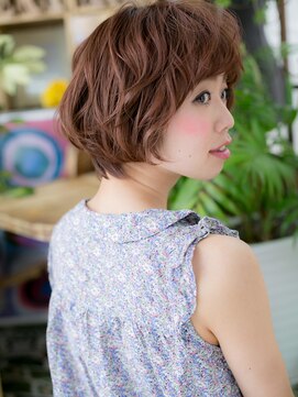 カバーヘア ブリス 北浦和(COVER HAIR bliss) ミルクティーピンク抜け感フェザーショートh4北浦和20代30代40代