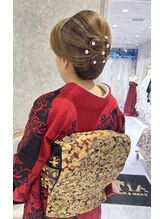 ルミュドゥプレシャス(LEMIEUX de precious)&nbsp;和髪、訪問着着付け