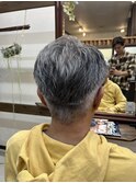 七三分け